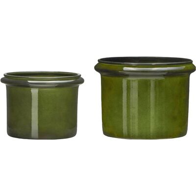 House Doctor, Blumentopf, Planter, HDHoop, Green (19 x 18 cm) House Doctor, Blumentopf, Planter, HDHoop, Green (19 x 18 cm)