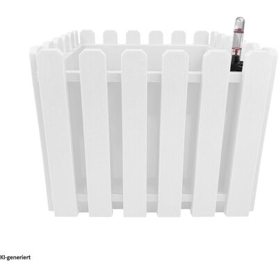 HTI-Living, Blumentopf, Blumentopf mit Wasserspeicher Nessa eckig weiss (30 x 30 x 25 cm) HTI-Living, Blumentopf, Blumentopf mit Wasserspeicher Nessa eckig weiss (30 x 30 x 25 cm)