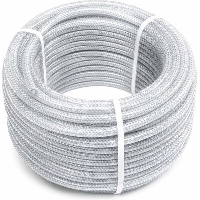 Wiltec, Gartenschlauch, PVC Gewebeschlauch Innen-Ø6mm 25m Lebensmittelschlauch Druckluftschlauch (25 m) Wiltec, Gartenschlauch, PVC Gewebeschlauch Innen-Ø6mm 25m Lebensmittelschlauch Druckluftschlauch (25 m)