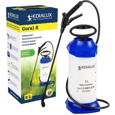 Edialux Coral 5 L Drucksprüher - Reinigungs- & Desinfektionsgerät Edialux Coral 5 L Drucksprüher - Reinigungs- & Desinfektionsgerät