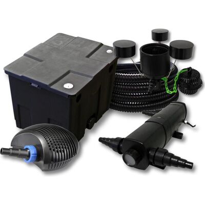 SunSun, Brunnen + Gartenteich, Filter Set 12000l Teich,18W Teichklärer 20W Pumpe 25m Schlauch Skimmer CSP-250 SunSun, Brunnen + Gartenteich, Filter Set 12000l Teich,18W Teichklärer 20W Pumpe 25m Schlauch Skimmer CSP-250