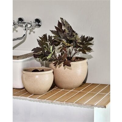 House Doctor, Blumentopf, Planter, HDVale, Beige (19 x 15 cm) House Doctor, Blumentopf, Planter, HDVale, Beige (19 x 15 cm)