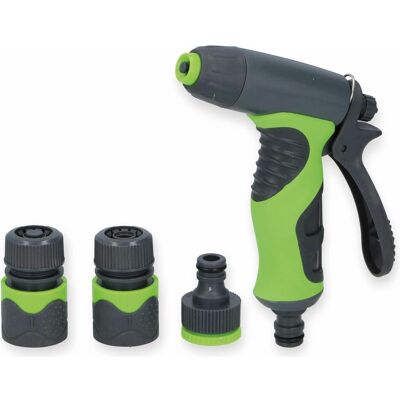 Pricenet Kinzo - Gartenschlauchset - 8 Sprühmodi - Softgrip-Griff - Grün Pricenet Kinzo - Gartenschlauchset - 8 Sprühmodi - Softgrip-Griff - Grün