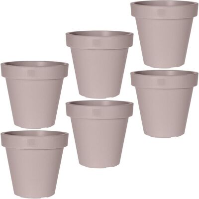 ProGarden, Blumentopf, Blumentopf rund, Pflanztopf aus 100% recyclebarem Kunststoff, Ø 30 cm, 6er-Set (30 x 26 cm) ProGarden, Blumentopf, Blumentopf rund, Pflanztopf aus 100% recyclebarem Kunststoff, Ø 30 cm, 6er-Set (30 x 26 cm)