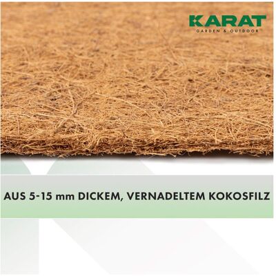 Karat - Kokos-Filzmatte - Kokos - Winter - Gartenmatte Karat - Kokos-Filzmatte - Kokos - Winter - Gartenmatte