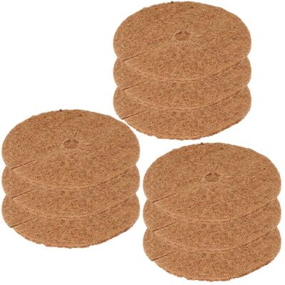 ProGarden, Pflanzen Winterschutz + Gartenvlies, Frostschutz-Kokosmatten für Topfpflanzen, rund, Ø 25 cm, 9er-Set ProGarden, Pflanzen Winterschutz + Gartenvlies, Frostschutz-Kokosmatten für Topfpflanzen, rund, Ø 25 cm, 9er-Set