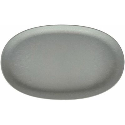 Hachiman, Blumentopf Zubehör, Pflanztopfuntersetzer Eco Oval 400, Polypropylen, Grau, 243137 Hachiman, Blumentopf Zubehör, Pflanztopfuntersetzer Eco Oval 400, Polypropylen, Grau, 243137