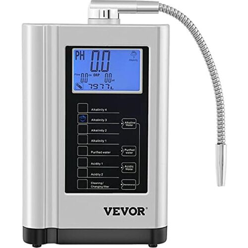 Vevor Wasserionisierer, Wasserfilter, Silber