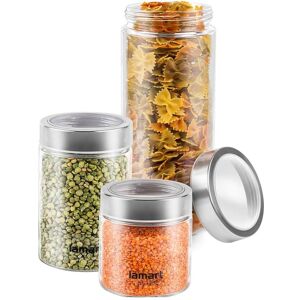 Lamart LT6010, Vorratsbehälter, Silber, Transparent Lamart LT6010, Vorratsbehälter, Silber, Transparent