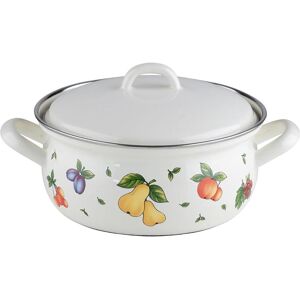 Riess Kasserolle, Pfanne + Kochtopf, Weiss Riess Kasserolle, Pfanne + Kochtopf, Weiss