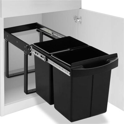 vidaXL Abfallbehälter ausziehbar Soft-Close - Abfallbehälter vidaXL Abfallbehälter ausziehbar Soft-Close - Abfallbehälter