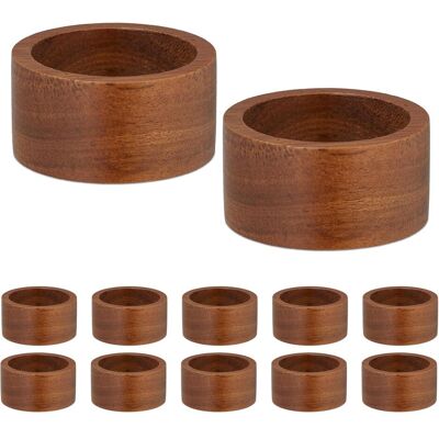Relaxdays, Serviettenringe, 12x Serviettenringe (1x) Relaxdays, Serviettenringe, 12x Serviettenringe (1x)