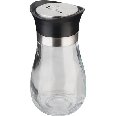 Riess Pfefferstreuer 100ml Glas/Edelstahl ø 5.8x11.2 cm, Pfeffermühle + Salzmühle, Transparent Riess Pfefferstreuer 100ml Glas/Edelstahl ø 5.8x11.2 cm, Pfeffermühle + Salzmühle, Transparent
