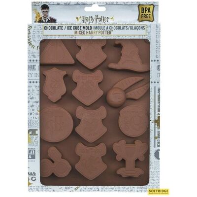 Cinereplicas Harry Potter: Pralinen/Eiswürfel Form Logos, Eisformen, Braun Cinereplicas Harry Potter: Pralinen/Eiswürfel Form Logos, Eisformen, Braun