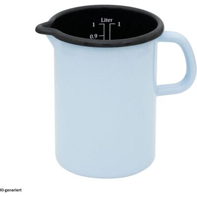 Riess Küchenmass 10cm,1L, Messbecher, Blau Riess Küchenmass 10cm,1L, Messbecher, Blau