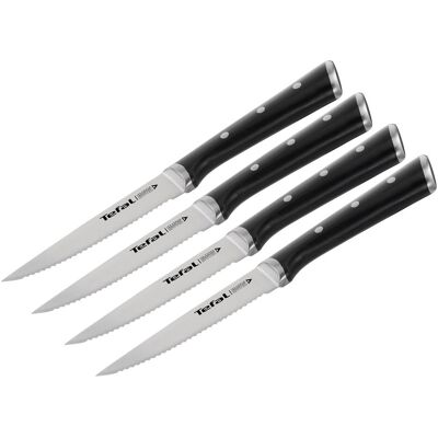 Tefal Messer-Set Ingenio, Besteck, Silber, Schwarz Tefal Messer-Set Ingenio, Besteck, Silber, Schwarz
