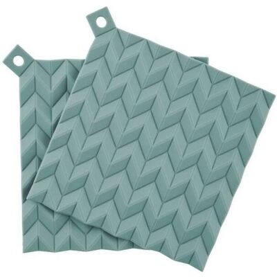 Stelton Hold-On Topflappen 2er-Set - Hitzebeständiges Silikon Stelton Hold-On Topflappen 2er-Set - Hitzebeständiges Silikon