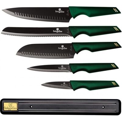 Berlinger Haus Emerald Messerset - 6 Edelstahlmesser Berlinger Haus Emerald Messerset - 6 Edelstahlmesser