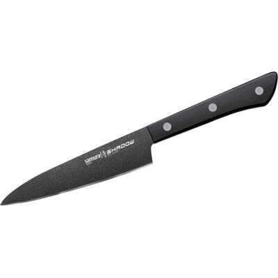 Samura Shadow Universalmesser - 120mm Schwarz Antihaft-Beschichtung Samura Shadow Universalmesser - 120mm Schwarz Antihaft-Beschichtung