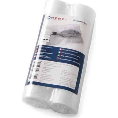 HENDI Vakuumbeutel Gaufrés 280 mm - Packung mit 2 HENDI Vakuumbeutel Gaufrés 280 mm - Packung mit 2