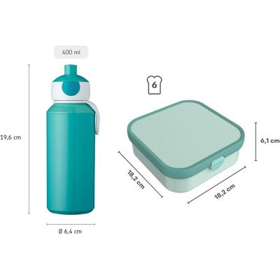 Mepal Campus (2025) Lunchset XL, Lunchbox, Mehrfarbig, Blau Mepal Campus (2025) Lunchset XL, Lunchbox, Mehrfarbig, Blau