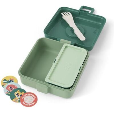 Monbento Snackbehälter Snacky Green Forest - Lunchbox Monbento Snackbehälter Snacky Green Forest - Lunchbox
