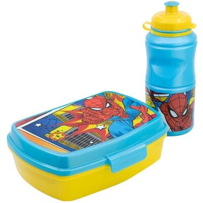 Stor - Spider-Man Gift Box - 380ml Bottle - Lunch Box Set Stor - Spider-Man Gift Box - 380ml Bottle - Lunch Box Set