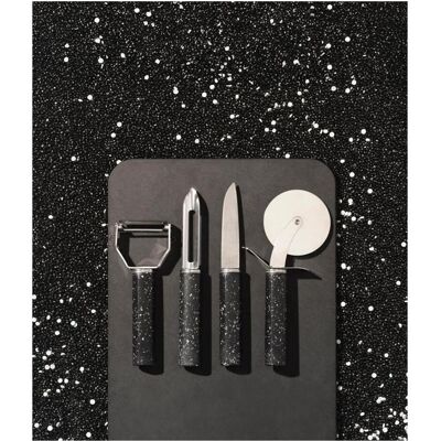 Rig-Tig by Stelton RIGTIG REDO Schälmesser, Küchenmesser, Schwarz Rig-Tig by Stelton RIGTIG REDO Schälmesser, Küchenmesser, Schwarz