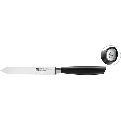 Zwilling All Star Universalmesser 130, chrome-silber, Küchenmesser, Schwarz Zwilling All Star Universalmesser 130, chrome-silber, Küchenmesser, Schwarz