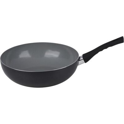 alpina Wokpfanne Ø28cm für Induktion, Pfanne + Kochtopf, Schwarz alpina Wokpfanne Ø28cm für Induktion, Pfanne + Kochtopf, Schwarz