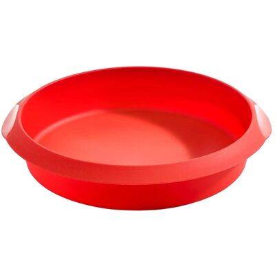 Lékué Backform Cake rund rot, 20 cm - Backform Lékué Backform Cake rund rot, 20 cm - Backform
