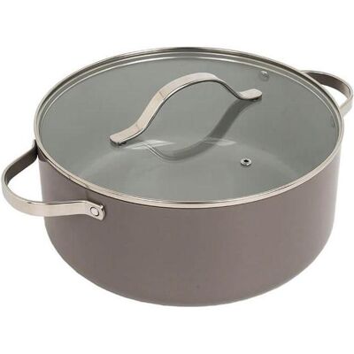 Maestro Garnek z pokrywką 20 cm 2 3L MR-4009-20, Pfanne + Kochtopf, Grau Maestro Garnek z pokrywką 20 cm 2 3L MR-4009-20, Pfanne + Kochtopf, Grau