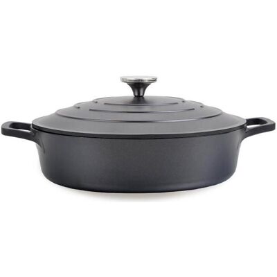 Maestro Garnek z pokrywką 28 cm 4 0l MR-4528-S, Pfanne + Kochtopf, Grau Maestro Garnek z pokrywką 28 cm 4 0l MR-4528-S, Pfanne + Kochtopf, Grau