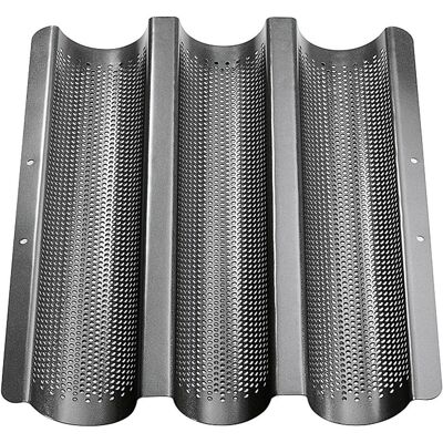 Küchenprofi Baguetteblech, Backform, Schwarz Küchenprofi Baguetteblech, Backform, Schwarz