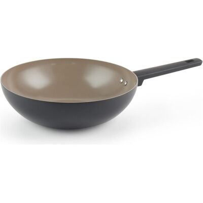 Salter BW12882EU7 Ceramic 28cm Stir Fry Pan, Pfanne + Kochtopf, Grau Salter BW12882EU7 Ceramic 28cm Stir Fry Pan, Pfanne + Kochtopf, Grau