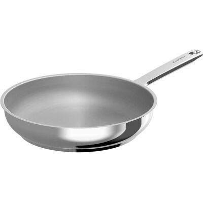 BergHoff Bratpfanne Dina Helix 28 cm, Material: Edelstahl, Pfanne + Kochtopf, Silber BergHoff Bratpfanne Dina Helix 28 cm, Material: Edelstahl, Pfanne + Kochtopf, Silber