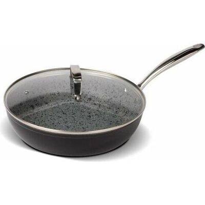 Lamart Granit LT1262 – Aluminum frying pan with lid 28 cm, Pfanne + Kochtopf, Grau Lamart Granit LT1262 – Aluminum frying pan with lid 28 cm, Pfanne + Kochtopf, Grau