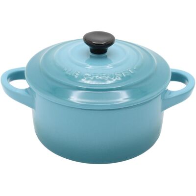 Le Creuset Mini Cocotte 4er-Set, Auflaufform, Blau, Grün Le Creuset Mini Cocotte 4er-Set, Auflaufform, Blau, Grün