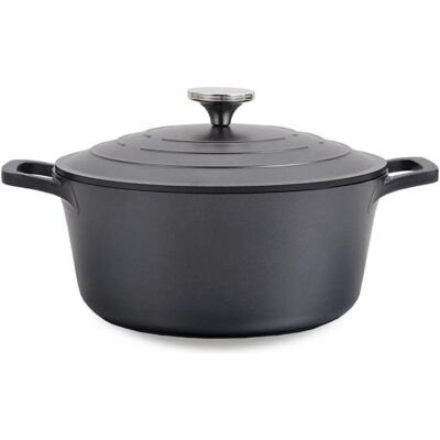 Maestro Garnek z pokrywką 24 cm 4 2l MR-4524, Pfanne + Kochtopf, Schwarz Maestro Garnek z pokrywką 24 cm 4 2l MR-4524, Pfanne + Kochtopf, Schwarz