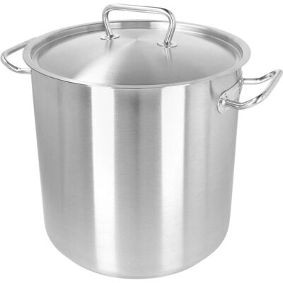 Demeyere Classic Pro 3 Soeppot met deksel 28 cm (79928), Pfanne + Kochtopf, Silber Demeyere Classic Pro 3 Soeppot met deksel 28 cm (79928), Pfanne + Kochtopf, Silber