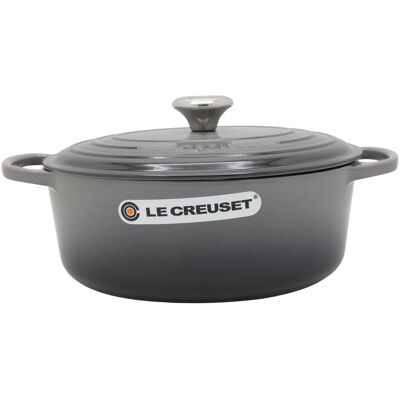 Le Creuset Bräter Signature, rund, 29 cm, Pfanne + Kochtopf, Grau Le Creuset Bräter Signature, rund, 29 cm, Pfanne + Kochtopf, Grau