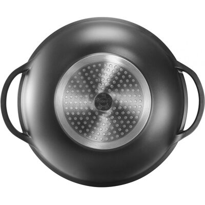 Kopf Mai-Lu, Auflaufform, Schwarz Kopf Mai-Lu, Auflaufform, Schwarz
