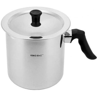 Kinghoff Milchtopf 1,5L mit Doppelwand und Pfeife Kinghoff Milchtopf 1,5L mit Doppelwand und Pfeife