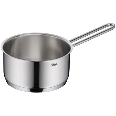 Silit EXTRA COOK Stielkasserole 16cm ohne Deckel, Pfanne + Kochtopf, Silber Silit EXTRA COOK Stielkasserole 16cm ohne Deckel, Pfanne + Kochtopf, Silber