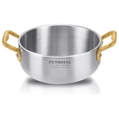 Pensofal 4914-E Academy Class Saucepan With Cast Brass Handles 14cm, Pfanne + Kochtopf, Silber Pensofal 4914-E Academy Class Saucepan With Cast Brass Handles 14cm, Pfanne + Kochtopf, Silber