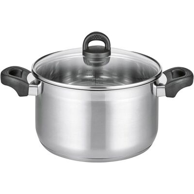 Elo Fleischtopf Turmalin 24cm ES, Pfanne + Kochtopf, Silber Elo Fleischtopf Turmalin 24cm ES, Pfanne + Kochtopf, Silber