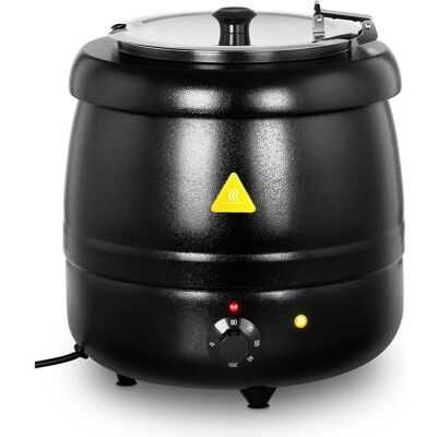 Royal Catering Suppentopf Elektrisch Suppenkessel Thekenkessel Partytopf Suppenwärmer 10L 400W, Pfanne + Kochtopf, Schwarz Royal Catering Suppentopf Elektrisch Suppenkessel Thekenkessel Partytopf Suppenwärmer 10L 400W, Pfanne + Kochtopf, Schwarz