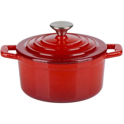alpina Kasserolle Rot 14cm, Pfanne + Kochtopf, Rot alpina Kasserolle Rot 14cm, Pfanne + Kochtopf, Rot