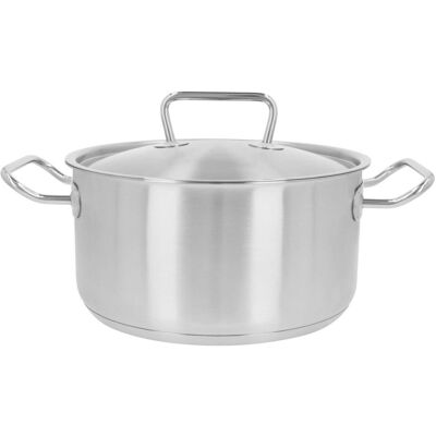 Demeyere Classic Pro 3 Kookpot met deksel 24 cm, Pfanne + Kochtopf, Silber Demeyere Classic Pro 3 Kookpot met deksel 24 cm, Pfanne + Kochtopf, Silber