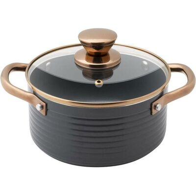 LAMART LT1240 Robuster Aluminium 2,8L Kasserolle - Kasserolle LAMART LT1240 Robuster Aluminium 2,8L Kasserolle - Kasserolle
